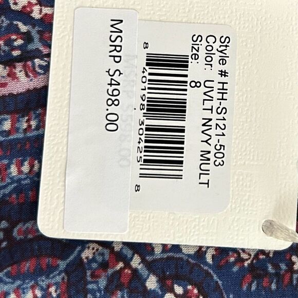 Haute Hippie Silk Lavender Blue Ruffle Mini Dress Size 8 NEW WITH TAGS 498.00 - Picture 7 of 12